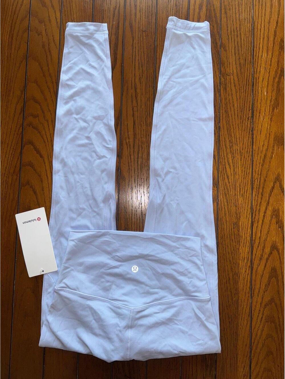 Lululemon Align High Rise 28” Double Lined, Pastel Blue Size 4 NWT
